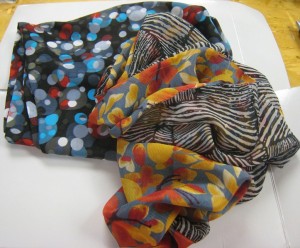 Figure 8 scarves