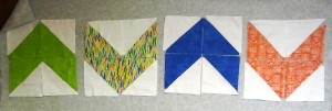 half square triangle arrows