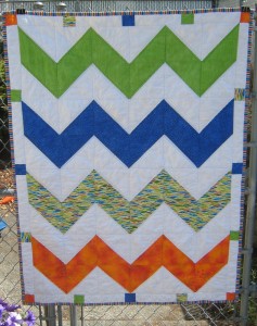 Zig Zag quilt front