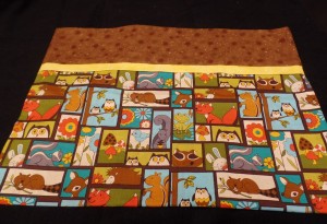 Chipmunk pillowcase