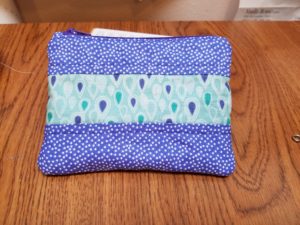 purple zipper pouch